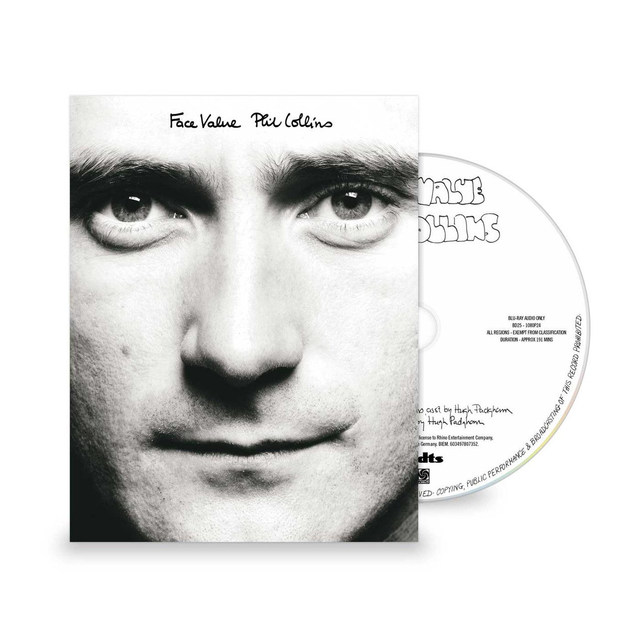 PHIL COLLINS /FACE VALUE レコード 見本盤 レア 非売品 Phil Collins Face Value Blu-Ray Audio Disc