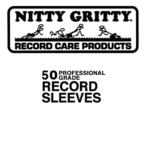Nitty Gritty Professional Grade 12" Vinyl Inner Sleeves (50 Pack) 1