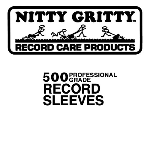 Nitty Gritty Professional Grade 12" Vinyl Inner Sleeves (500 Pack)