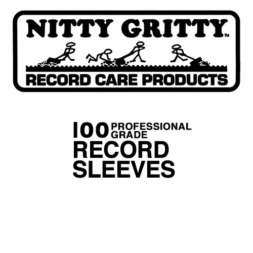 Nitty Gritty Professional Grade 12" Vinyl Inner Sleeves (100 Pack)