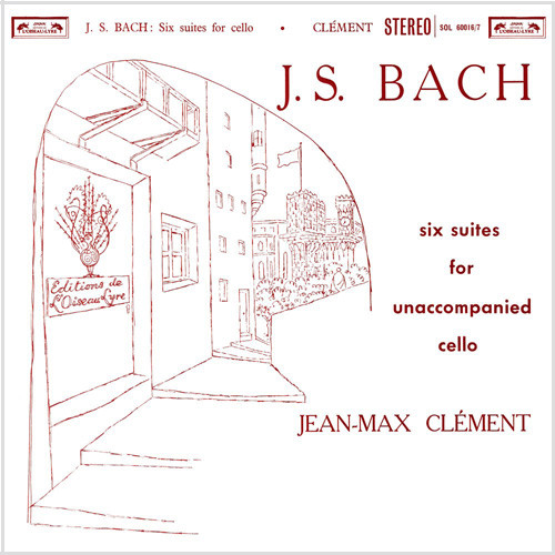 Jean-Max Clement Bach Six Suites For Unaccompanied Cello Numbered Limited Edition 180g Direct Metal Master Import 2LP 1