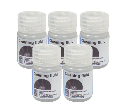 Audio Desk Systeme Vinyl Cleaner Concentrate Record Cleaning Fluid (5-Pack, 20ml) 1