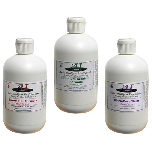 Audio Intelligent Vinyl Solutions Ultimate Cleaning Kit Premium Archivist Formula (16 Ounces) 1