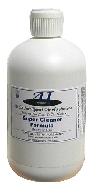 Audio Intelligent Vinyl Solutions Super Cleaner Record Cleaning Fluid (32 Ounces) 1