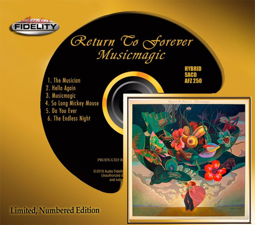 Return To Forever Musicmagic Numbered Limited Edition Hybrid Stereo SACD 1