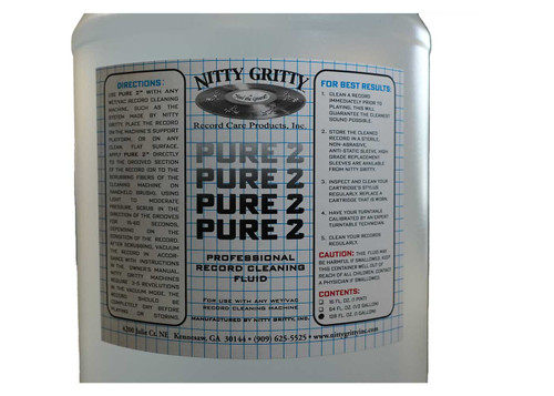 Nitty Gritty Pure 2 Record Cleaning Fluid (1 Gallon) 2