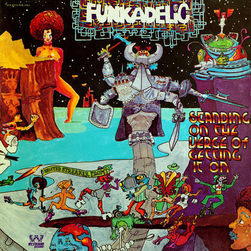 Funkadelic Standing On the Verge of Getting It On LP (Red & Blue Vinyl)