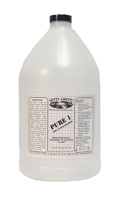 Nitty Gritty Pure 1 Record Cleaning Fluid (1 Gallon)