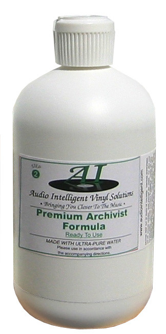 Audio Intelligent Vinyl Solutions Premium Archivist Record Cleaning Fluid (32 Ounces) 1