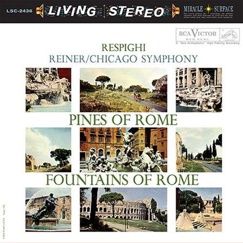 Fritz Reiner Respighi Pines Of Rome & Fountains Of Rome 200g LP AP RCA 1
