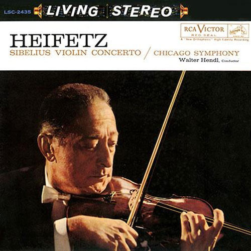 Jascha Heifetz Sibelius Violin Concerto 200g LP 1