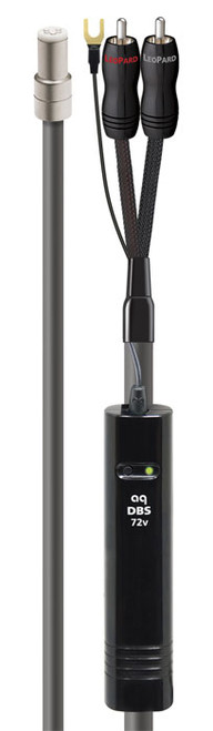 AudioQuest LeoPard Tonearm Cable with 72v DBS (1.2m) Straight Din to RCA 1