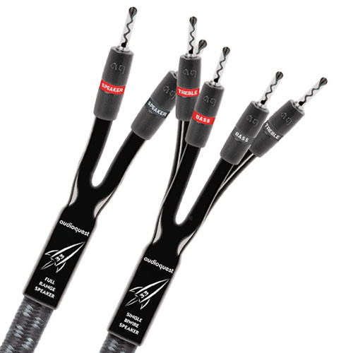 AudioQuest Rocket 33 Speaker Cables (8 Feet, Banana Termination) 1