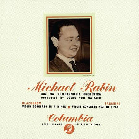 Michael Rabin Glazounov & Paganini Violin Concertos 180g LP 1
