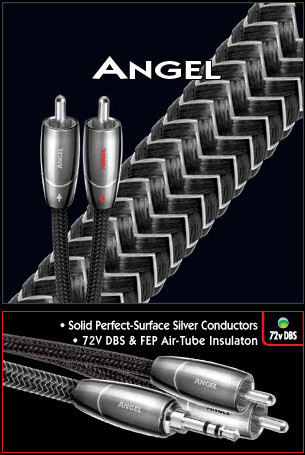 AudioQuest Angel 1.0M Pair RCA Interconnect Cable 1