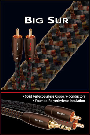 AudioQuest Big Sur 0.6M Pair RCA Interconnect Cable 1