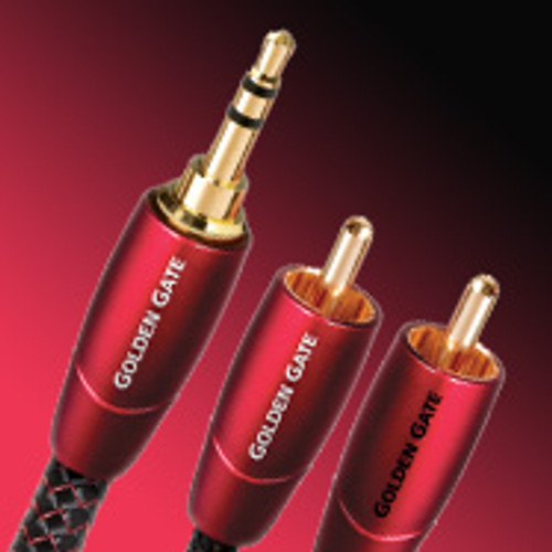 新品人気audioquest GoldenGate φ3.5mm - RCA 1.5m ケーブル・シールド