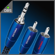 AudioQuest Victoria 2.0M Mini Plug/RCA Interconnect Cable 1