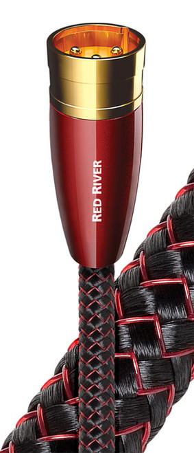 AudioQuest Red River 0.75M Pair XLR Interconnect Cable 1