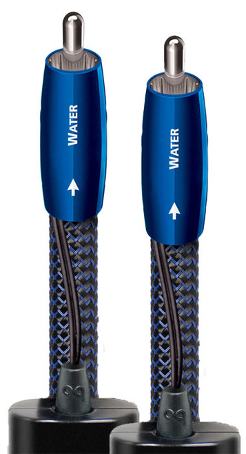 AudioQuest Water 0.5M Pair RCA Interconnect Cable 1