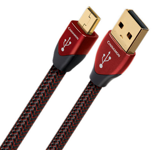 AudioQuest Cinnamon USB Cable A-Mini Plug 5.0M 1