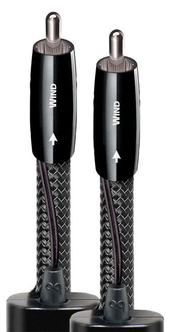 AudioQuest Wind 2.0M Pair RCA Interconnect Cable 1