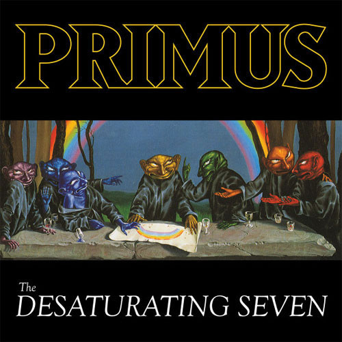 Primus The Desaturating Seven LP (Clear with Rainbow Splatter Vinyl) 1