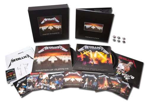 Metallica Master of Puppets Numbered Deluxe Limited Edition 10CD, 2DVD, 3LP, & 1 Cassette Tape Box Set 1
