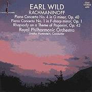 Rachmaninoff Piano Concerto Nos. 4 & 1, Rhapsody on A Theme of Paganini CD 1