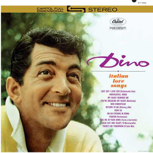 Dean Martin Dino: Italian Love Songs LP 1