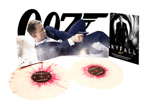 Thomas Newman James Bond: Skyfall Soundtrack Numbered Limited Edition 2LP (White & Red Splatter Vinyl) 1