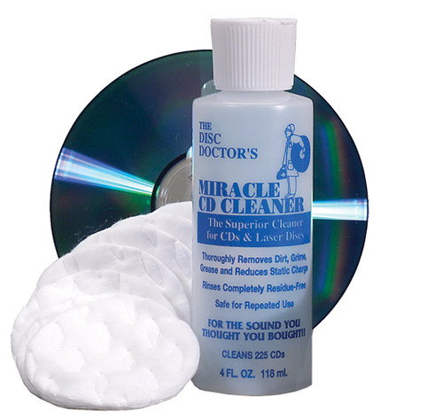 The Disc Doctor's Miracle CD Cleaner CD Cleaning Fluid (4 Ounces)