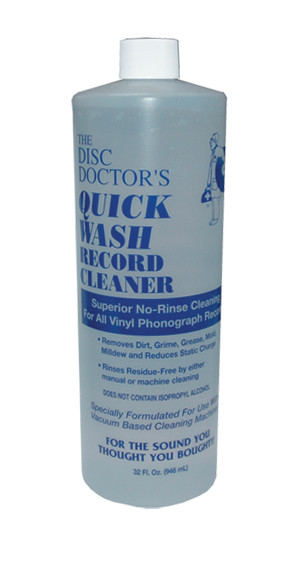 The Disc Doctor's Quick Wash Record Cleaner Record Cleaning Fluid (32 Ounces) 1