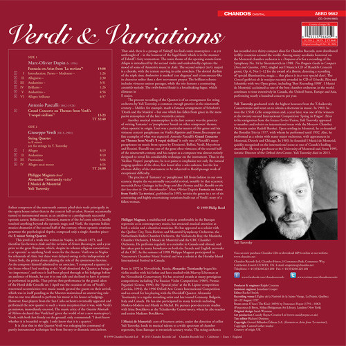Verdi & Variations 180g LP 2