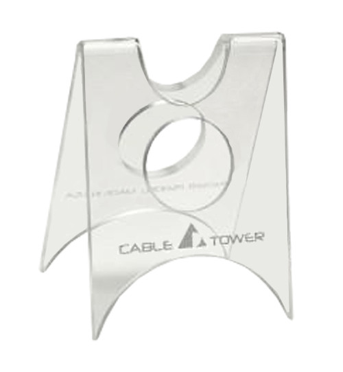 Dedicated Audio Cable Tower V2 Audio/Video Cable Support (Clear, Set of 4) 1