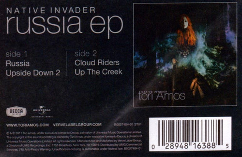 Tori Amos Native Invader Russia Vinyl 45rpm EP (Orange Vinyl) 2