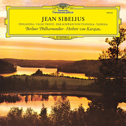 Herbert von Karajan Sibelius Finlandia, Valse Triste, The Swan of Tuonela, Tapiola 180g LP 1