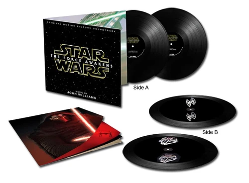 John Williams Star Wars Episode VII: The Force Awakens Soundtrack Direct Metal Master 180g 2LP (3D Holographic Version) 1