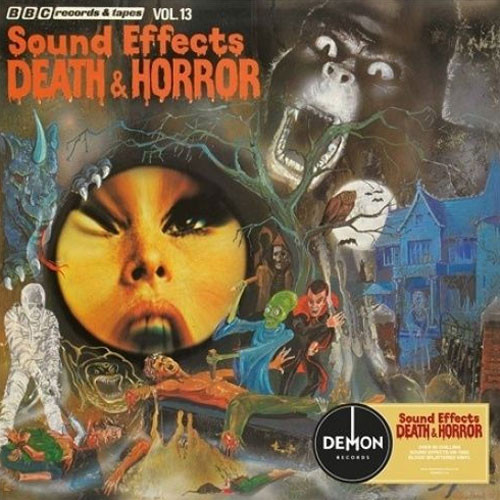 Mike Harding BBC Sound Effects No. 13 Death And Horror 180g Import LP (Blood-Splattered Colored Vinyl)