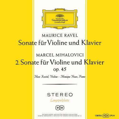 Ravel & Mihalovici Sonatas for Violin and Piano 180g Import LP 1