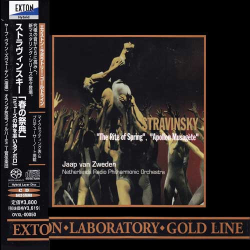 Stravinsky The Rite of Spring & Apollon Musagete Hybrid Stereo Japanese Import SACD