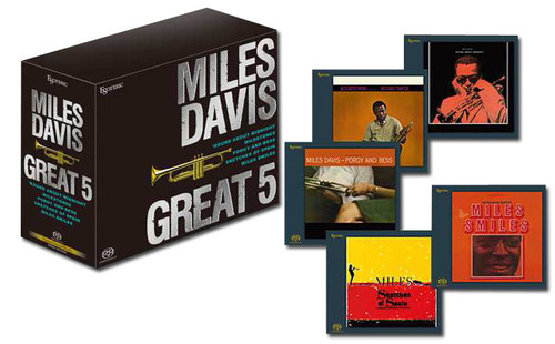 Miles Davis Great 5 Hybrid Stereo Japanese Import 5 SACD Box Set