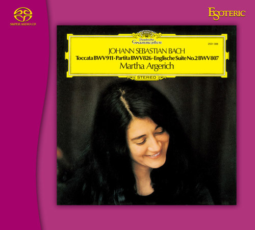 Martha Argerich Bach Toccata, Partita, English Suite Hybrid Stereo Japanese Import SACD 1
