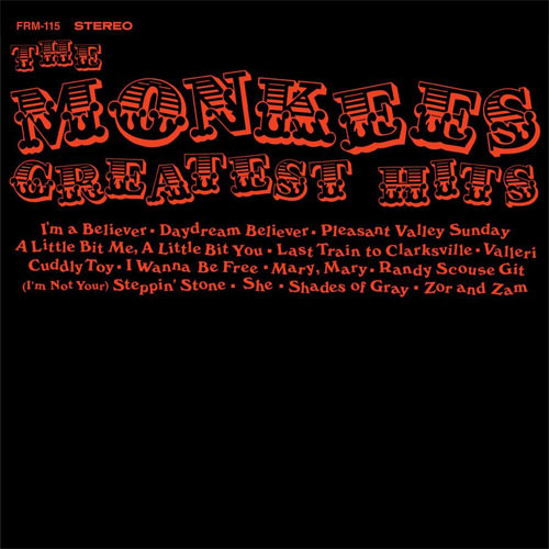 The Monkees The Monkees Greatest Hits (Colgems) 180g LP 1
