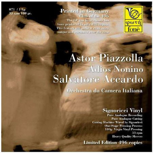 Salvatore Accardo & Astor Piazzolla Adios Nonino 180g LP 1