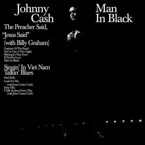 Johnny Cash Man In Black 180g LP (Blue Vinyl) 1