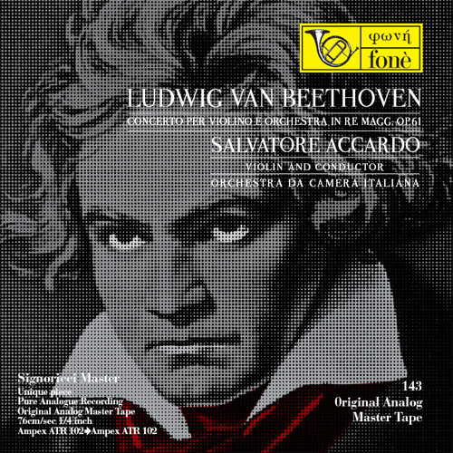 Beethoven Concerto for Violin Master Quality Reel To Reel Tape 1