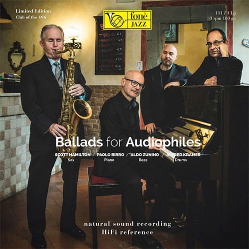 Scott Hamilton, Paolo Birro, Aldo Zunino & Alfred Kramer Ballads For Audiophiles 180g LP 1