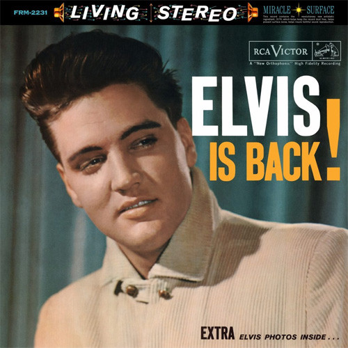 Elvis Presley Elvis Is Back 180g LP (Translucent Blue Vinyl) 1