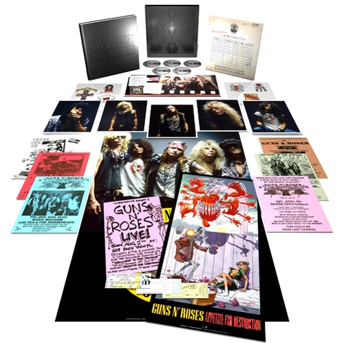 Guns N' Roses Appetite For Destruction Super Deluxe Edition 4CD, Blu-Ray Audio & Book Box Set 1